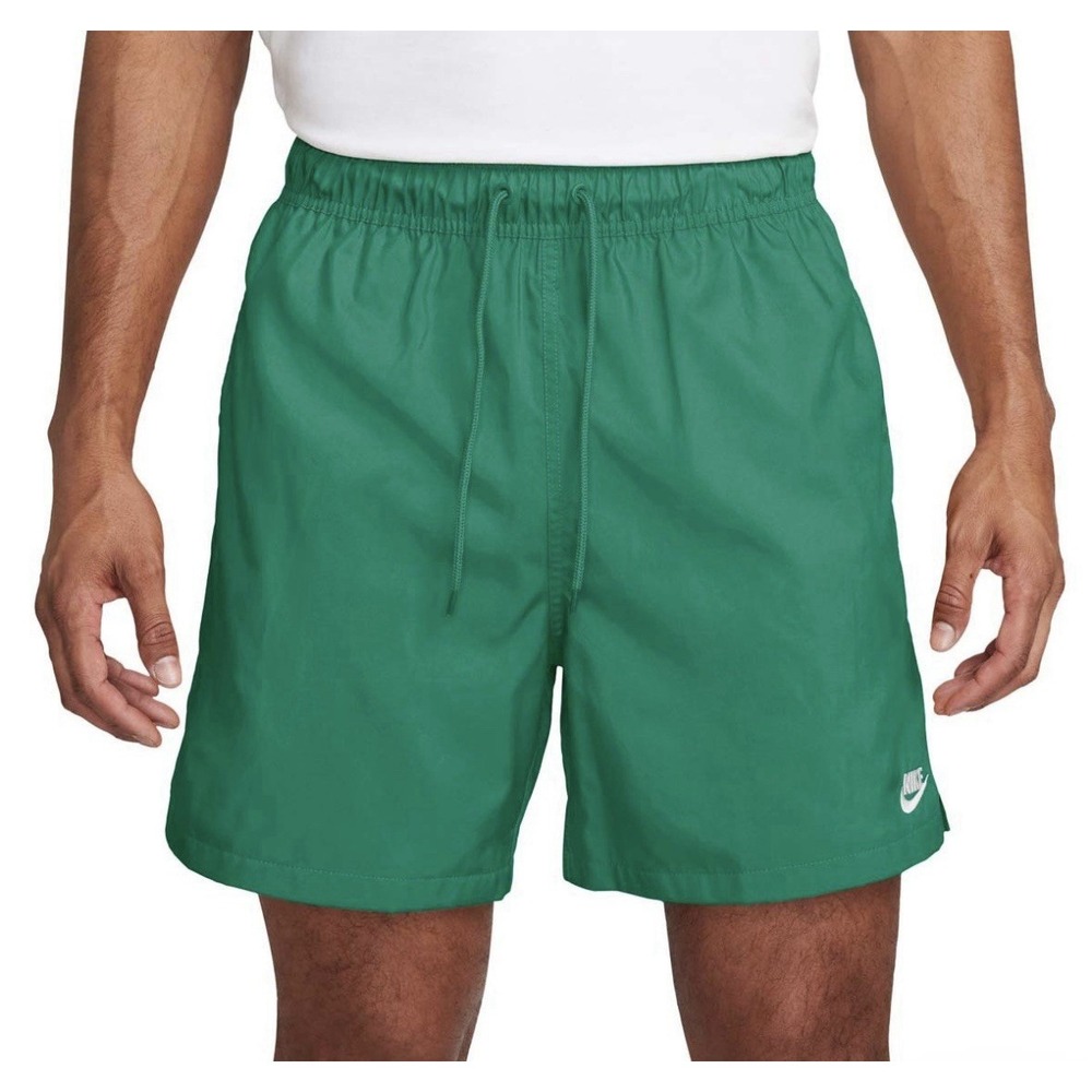 Nike Club Men's Running Shorts Lightweight Athletic Drawstring Woven Flow Green